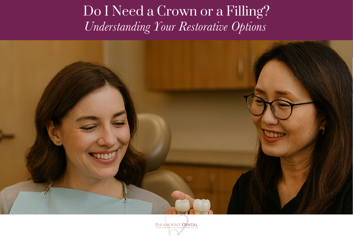 Do I Need a Crown or a FillingUnderstanding Your Restorative Options